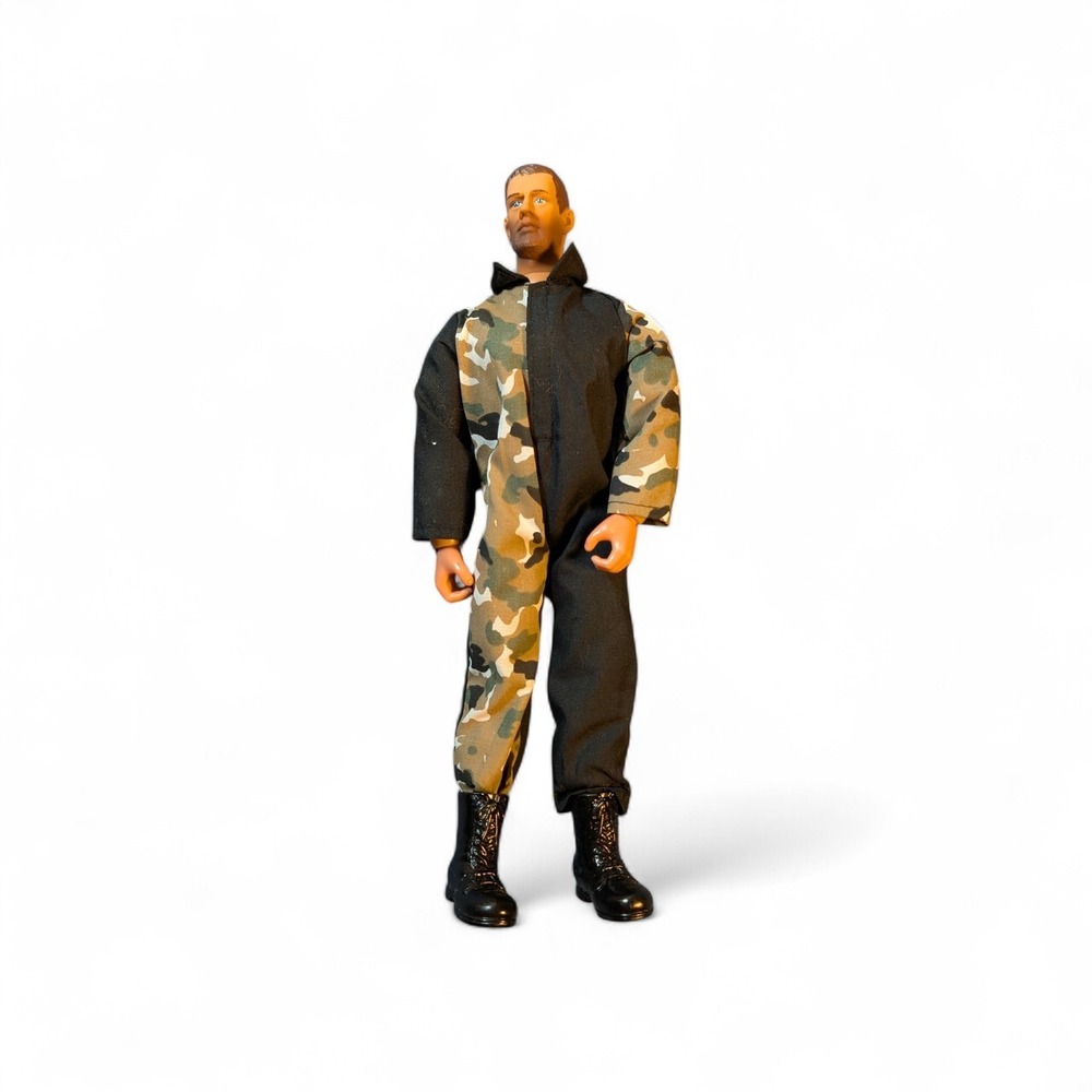Vintage 1990s GI Joe Classic Collection 12" Action Figure Camo Black Jumpsuit...